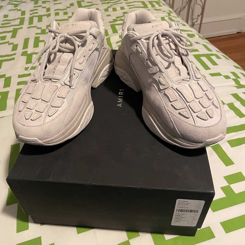 Amiri sneakers. Prefect condition. Comes with box and original shoe bag